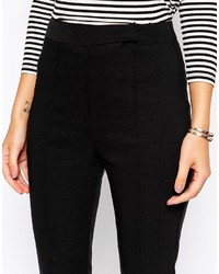 schwarze enge Hose von Asos