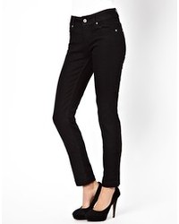 schwarze enge Jeans aus Cord von Vila