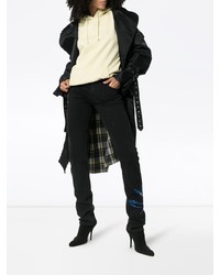 schwarze Mit Batikmuster enge Jeans von Calvin Klein 205W39nyc