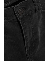 schwarze enge Jeans mit Destroyed-Effekten von Madewell