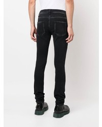 schwarze enge Jeans mit Destroyed-Effekten von 1017 Alyx 9Sm