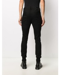 schwarze enge Jeans mit Destroyed-Effekten von DSQUARED2