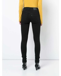 schwarze enge Jeans von Levi's