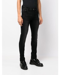 schwarze enge Jeans von Amiri