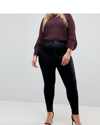 schwarze enge Jeans von Asos Curve