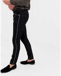 schwarze enge Jeans von ASOS DESIGN