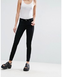 schwarze enge Jeans von ASOS DESIGN