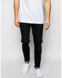 schwarze enge Jeans von Asos