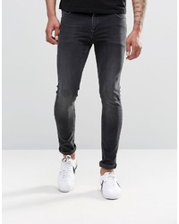 schwarze enge Jeans von Asos