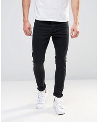 schwarze enge Jeans von Asos