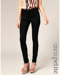 schwarze enge Jeans von Asos Petite