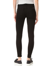 schwarze enge Jeans von 7 For All Mankind