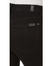 schwarze enge Jeans von 7 For All Mankind