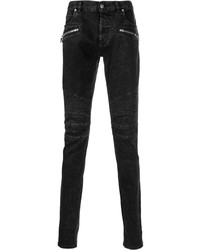 schwarze enge Jeans von Balmain