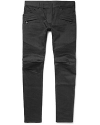 schwarze enge Jeans von Balmain