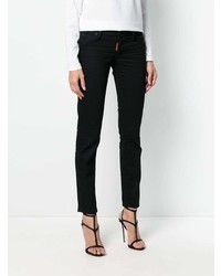 schwarze enge Jeans von Dsquared2