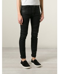 schwarze enge Jeans von Balmain