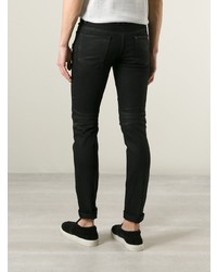 schwarze enge Jeans von Balmain