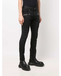 schwarze enge Jeans von Balmain