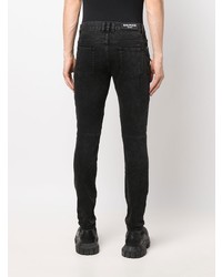 schwarze enge Jeans von Balmain