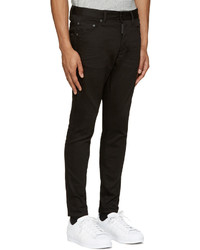 schwarze enge Jeans von DSQUARED2