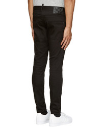 schwarze enge Jeans von DSQUARED2