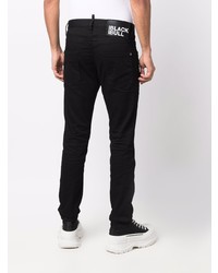 schwarze enge Jeans von DSQUARED2