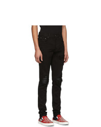 schwarze enge Jeans von Amiri