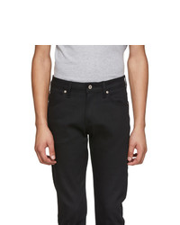 schwarze enge Jeans von Naked and Famous Denim