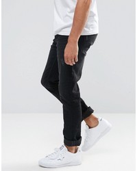 schwarze enge Jeans von Blend of America