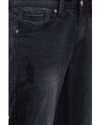 schwarze enge Jeans von BLUE MONKEY