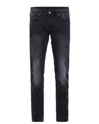 schwarze enge Jeans von BLUE MONKEY