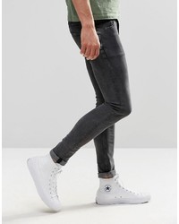 schwarze enge Jeans von Asos