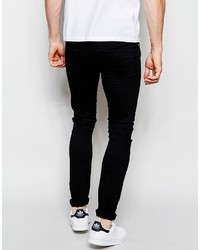 schwarze enge Jeans von Asos