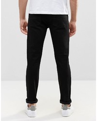 schwarze enge Jeans von Asos