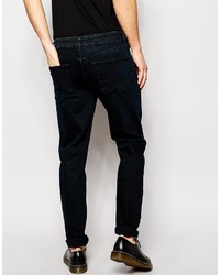 schwarze enge Jeans von Asos