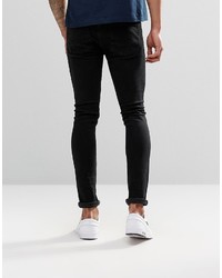 schwarze enge Jeans von Asos