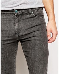 schwarze enge Jeans von Asos