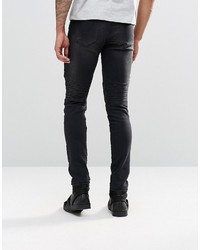 schwarze enge Jeans von Asos