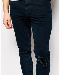 schwarze enge Jeans von Asos