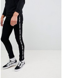 schwarze enge Jeans von Brooklyn Supply Co.
