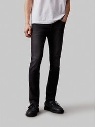 schwarze enge Jeans von Calvin Klein Jeans