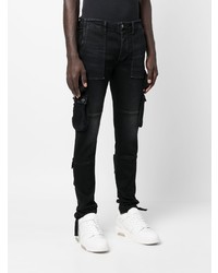 schwarze enge Jeans von Amiri