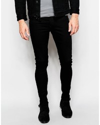 schwarze enge Jeans von Cheap Monday