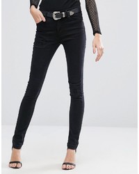 schwarze enge Jeans von Cheap Monday