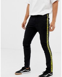 schwarze enge Jeans von Cheap Monday