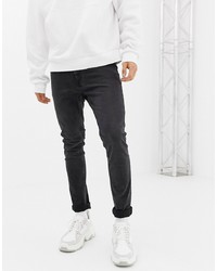 schwarze enge Jeans von Cheap Monday