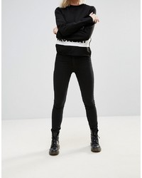 schwarze enge Jeans von Cheap Monday