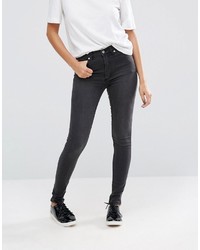 schwarze enge Jeans von Cheap Monday