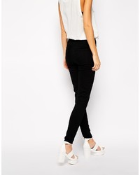 schwarze enge Jeans von Cheap Monday